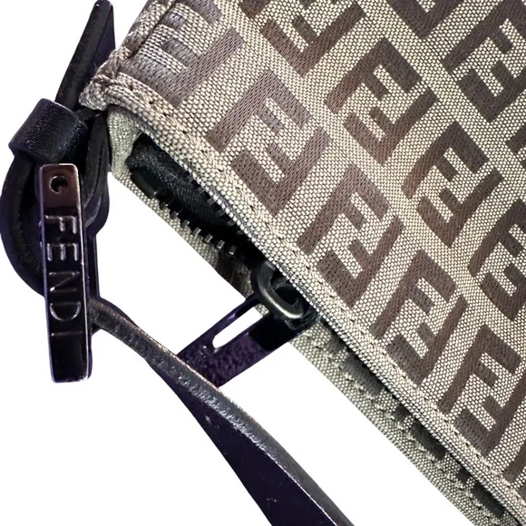 Fendi Brown and Tan Shoulder Bag with Iconic Monogram - Picture 5 of 12